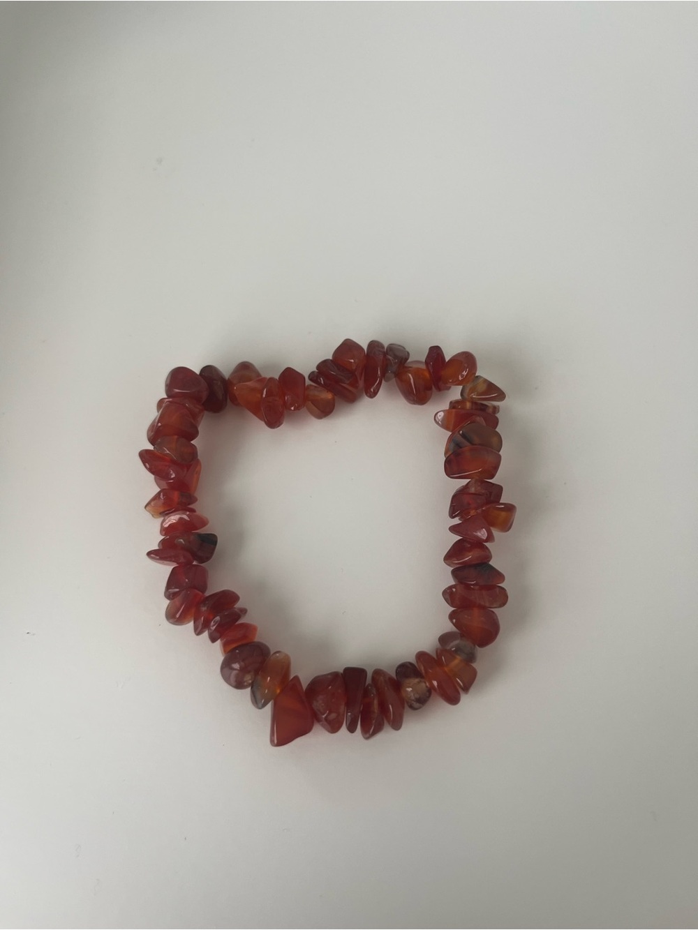 Carnelian gemstone bracelet